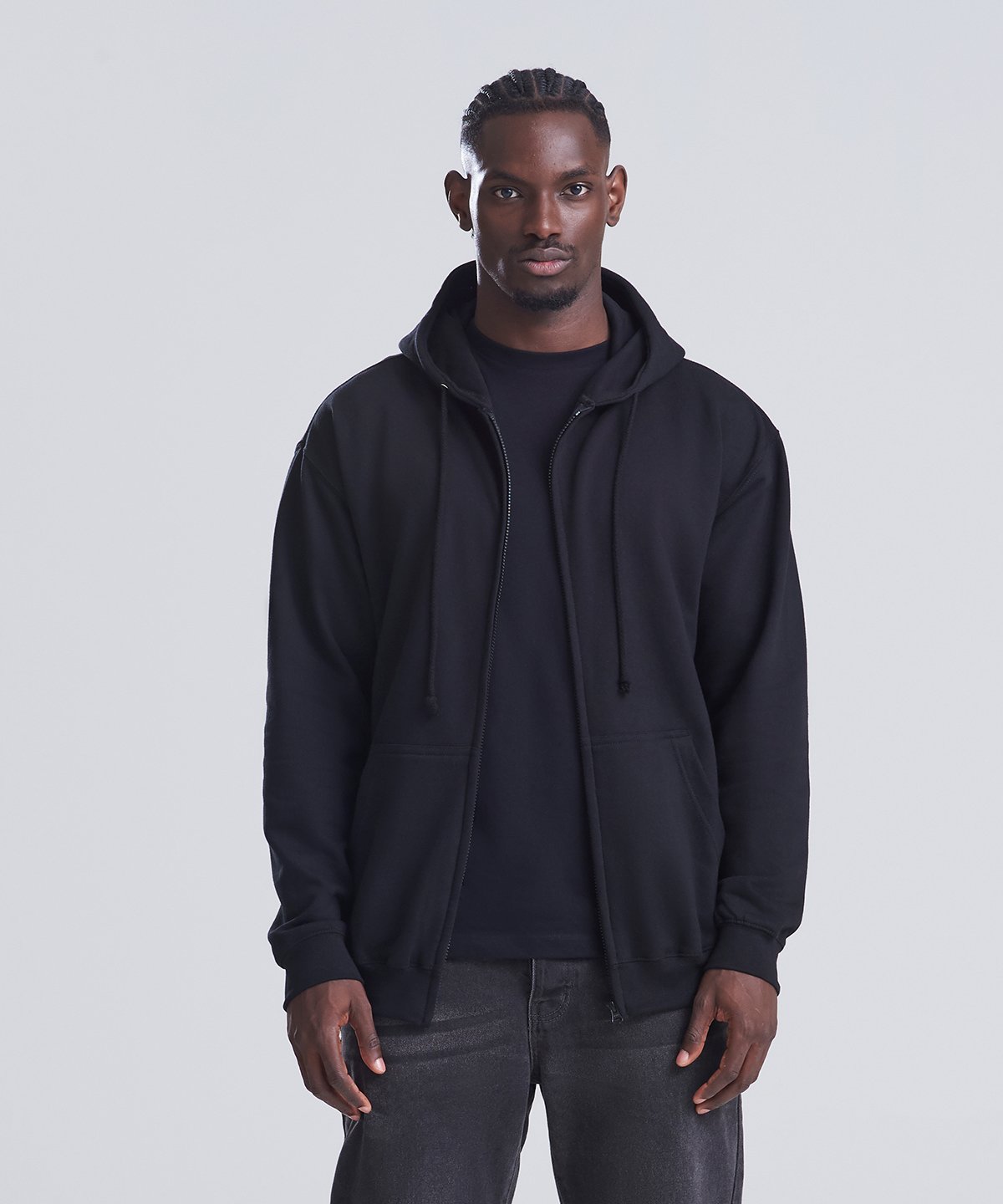 Just Hoods AWDs Zipped Hoodie JH050