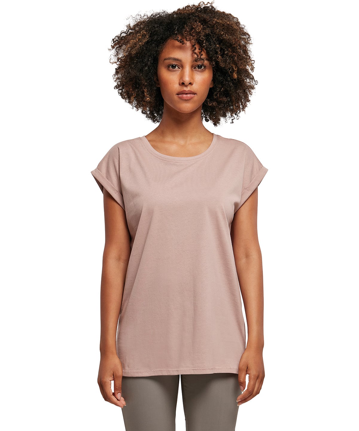 Women's Extended Shoulder Tee BY021